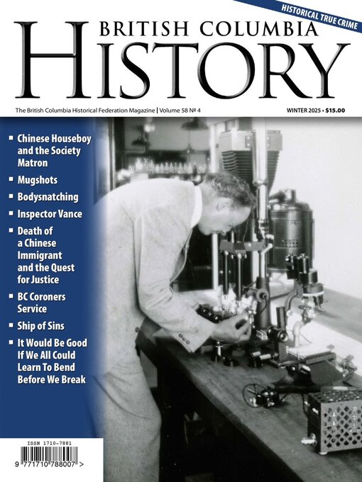 Title details for British Columbia History by British Columbia Historical Federation - Available